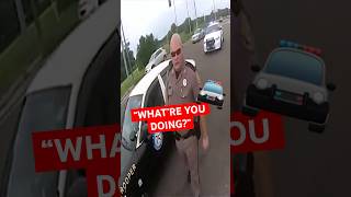 Cops wrongfully stop biker for making a legal uturn 🤦‍♂️ part 1 [upl. by Irrehc]