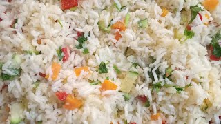 Arroz blanco con verduras y mantequilla [upl. by Lowney18]