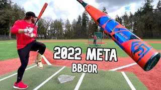 Hitting with the 2022 Louisville Slugger Meta BBCOR  Baseball Bat Review [upl. by Sharp609]