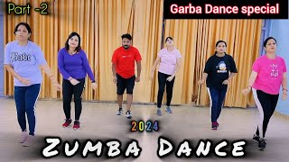 30mins GARBA Dance Workout  Easy Steps  Exercise to Lose weight 35kgs  Zumba Dance  zumba 🔥 [upl. by Neemsay]