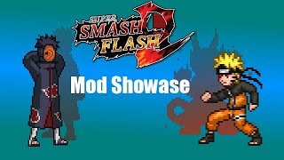 SSF2 MODS Tobi and Kyuubi Naruto showcase [upl. by Ennovart672]