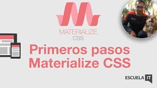 Comienza a usar Materialize CSS [upl. by Eelarac]