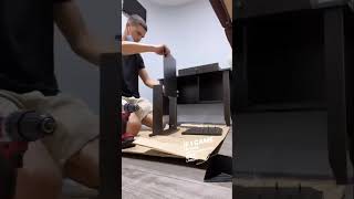 DESK ASSEMBLY PART 2 motivation rap music job like entertainment viralvideo [upl. by Alick]