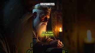 ECLESIASTES Cap 11  Conselhos de rei Salomão para jovens e idosos biblia eclesiastes cristo [upl. by Anitnauq121]