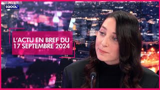 Un livre sur les crèches privées accuse Aurore Bergé  lactu en bref du 17 septembre 2024 [upl. by Hynda]