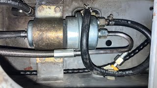 DeLorean DMC12  Custom Fuel pipe Accumulator to Fuel Filter [upl. by Pirbhai]