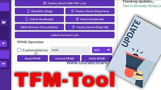 New Unlock Tool 2024  TFM Tool Pro SPD V100 B16 No Need To Login  Latest version MTK 2024 [upl. by Yentruocal]