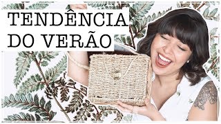 COMO FAZER BOLSA DE PALHA DIY A Tendência do Verão [upl. by Carlynn30]