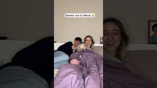 Dormir en Pareja 😂😂 shortsviral humor parejas dormir pareja novios [upl. by Karney]