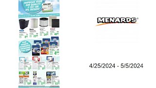 Menards Weekly Ad US  04252024  05052024 [upl. by Dauf]