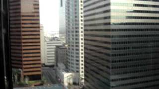 Bonavenure hotel elevator with the US bank tower [upl. by Sonafets392]