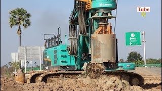 Heavy equipment drilling machine [upl. by Evita]