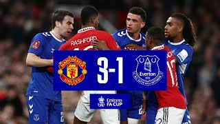 MAN UNITED 31 EVERTON  FA Cup highlights [upl. by Yajet]