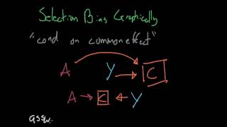 Selection Bias Graphically  Causal Inference [upl. by Jutta393]