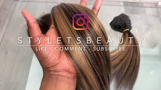 HOW TO BROWN amp BLONDE BOMBSHELL HIGHLIGHTS MINI TUTORIAL  FT DAKORE HAIR [upl. by Ylrebma]