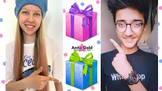 TikTok CHOOSE YOUR GIFT  ELIGE TU REGALO 🎁 Anna Gold 💖 [upl. by Ilyk521]