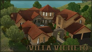 The Sims 3 Home Building  Villa Vigneto  Lets Build a Mediterranean House Finale [upl. by Nylanej]