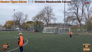 Moston Tigers Sabres vs Urmston Meadowside Falcons MYSL Championship Christmas Cup 2425 [upl. by Marilou]