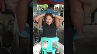 Yung first time Nagpa chiro for cervical spine lumbar adjustment [upl. by Aicilef]