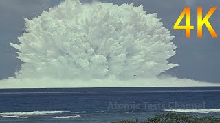 150 METER UNCUT FOOTAGE OF UNDERWATER ATOMIC BLAST 1958 [upl. by Marius]