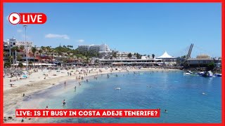 🔴LIVE QUIET in Costa Adeje Tenerife June 2023 Beach Walk ☀️ Canary Islands [upl. by Ike]