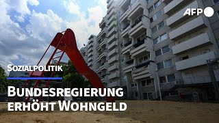 Bundesregierung erhöht Wohngeld  AFP [upl. by Lerred]