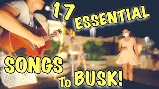 17 Essential Songs to Busk on Acoustic Guitar Performed Live [upl. by Acisset]