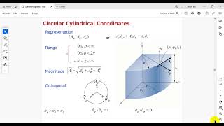 Lecture No 2 Electromagnetic Field Coordinate Systems [upl. by Eadwine673]