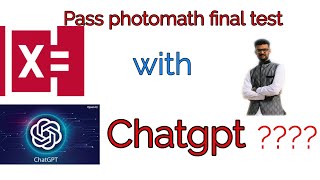 photomath final testhow to make money with chatgpt [upl. by Attennaej]