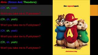 Funkytown The Chipmunks Lyrics [upl. by Htebazil]