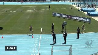 2014 Vic Schools Champs Girls U17 amp U18 3000m [upl. by Yetti724]