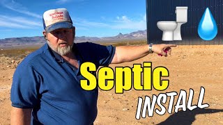 Where will we have our septic installed on our ARIZONA OFFGRID HOMESTEAD Camper RENOVATION [upl. by Sorce925]