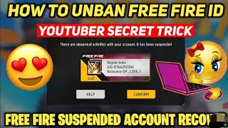 Banned 🥰No Problem Top Tips to Get Your Free Fire ID Back Free Fire Id Suspended Problem Solution [upl. by Gariepy]