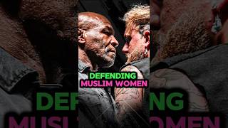 MIKE TYSON PUTS RESPECT ON MUSLIM WOMEN BEFORE JAKE PAUL FIGHT shorts foryou short islam muslim [upl. by Nahtanha997]