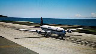 FS2004DC6landing to KEFALLINIALGKF [upl. by Iney670]