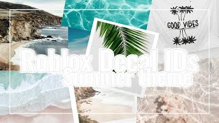 ☀️ Roblox Decal IDs  Summer Theme ☀️ [upl. by Hamrnand]