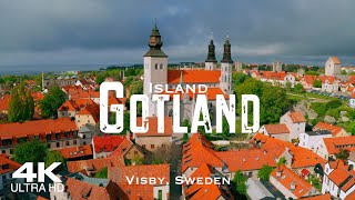 GOTLAND VISBY 🇸🇪 Götaland Drone Aerial 2024  Sverige Sweden  Drönare Film sweden sverige [upl. by Ahsilrac]