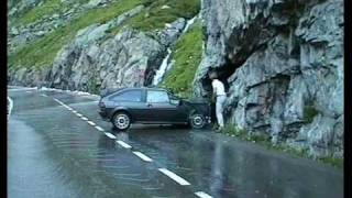 Swiss Car Crash on Sustenpass Autounfall [upl. by Tarah]