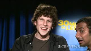 Jesse Eisenberg Aziz Ansari crack jokes in quot30 Minutes or Lessquot [upl. by Errick]