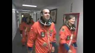 STS118 Crew Waves Before Launch to ISS on Space Shuttle Endeavour [upl. by Harris529]