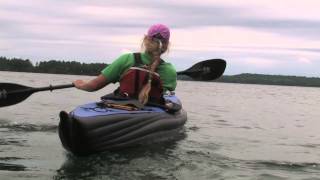 Feathercraft Aironaut Inflatable Kayak  Review  Adventure Kayak  Rapid Media [upl. by Southard640]