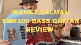 IBANEZ TALMAN TMB100 BASS REVIEW CHEAP BUT VERY GOOD [upl. by Aniryt963]