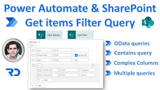 Power Automate OData Filter Query flow for SharePoint list [upl. by Belac]