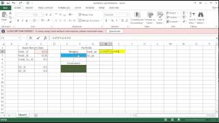 Portfolio Optimization [upl. by Einalem]