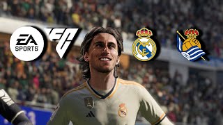 Real Madrid vs Real Sociedad • LaLiga EA Sports 202324 [upl. by Templas]