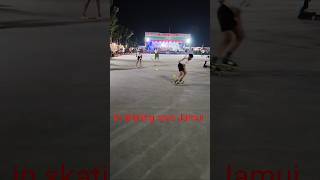 In line Skating race 😯😱😍 jamuiskating inlineskating jamui [upl. by Nitsrik]