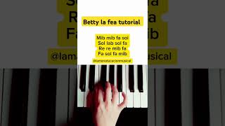 Tutorial de Betty la fea nuestra novela favorita 💛 clasesdemúsica profedemúsica bettylafea [upl. by Ethyl]