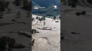 Hospital Surrounded by Floodwaters in Tennessee [upl. by Sucramd]