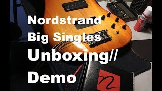 Nordstrand Big Singles  Unboxing amp Demo [upl. by Brandice]