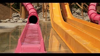 HooRoo Run HD POV  Water Slide at Aquatica SeaWorlds Waterpark San Diego CA [upl. by Winola22]